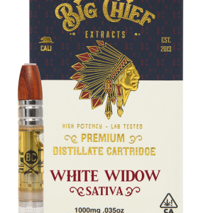 Buy Big Chief White Widow – Premium Hybrid Vape Cartridge